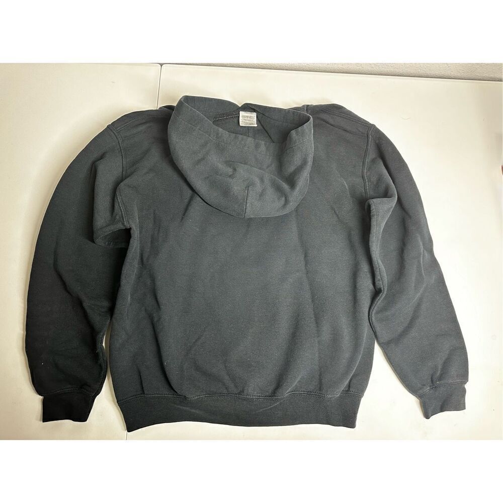 Gildan California Republic Bear Hoodie Pullover Sweatshirt Black Sz M See Notes - Picture 10 of 12